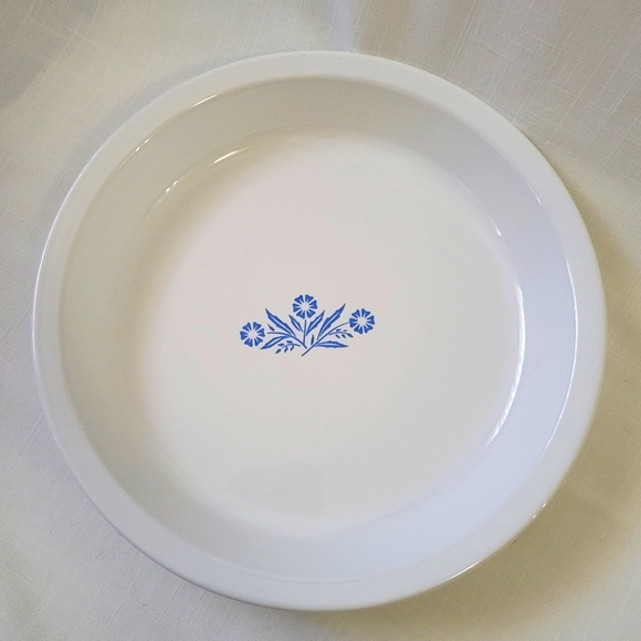 Vintage Blue Cronflower Corning Ware Pie Plate - Picture 8 of 9